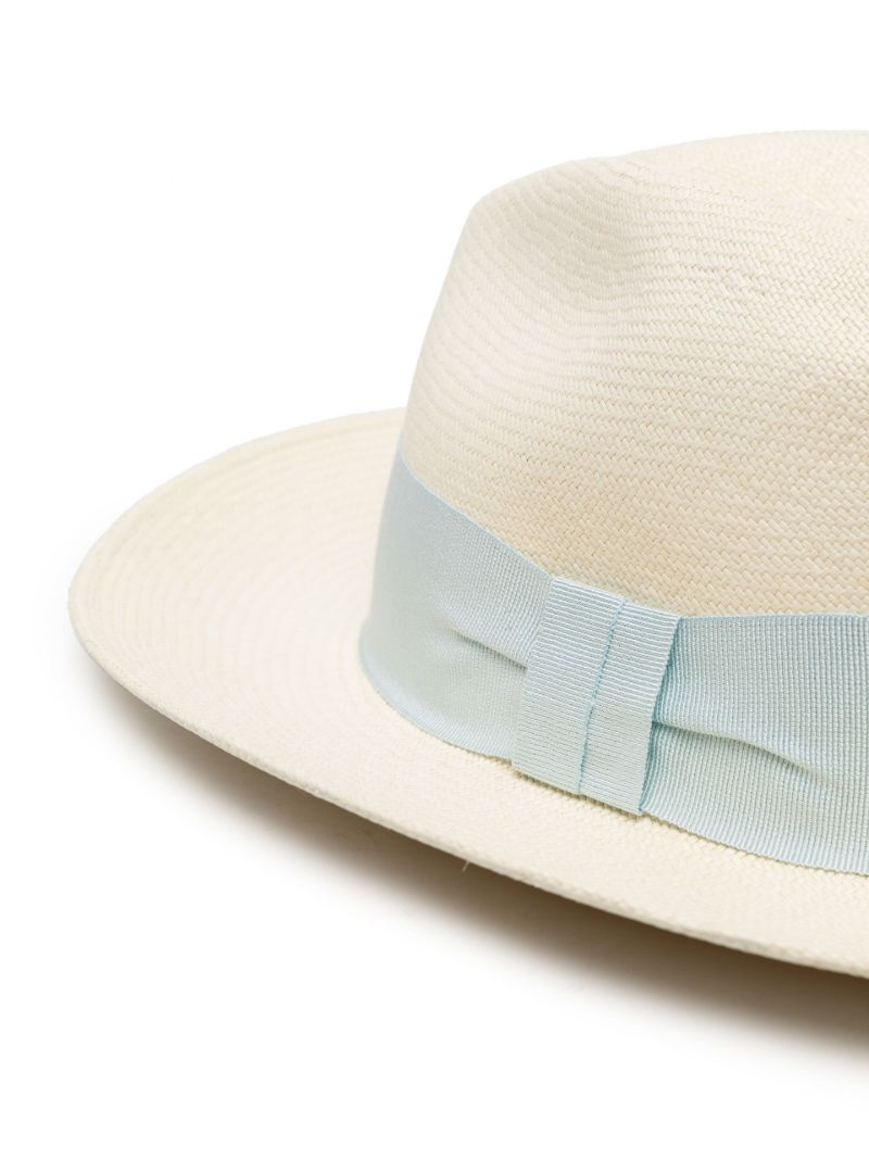 Neutral Wide Brim Panama Hat