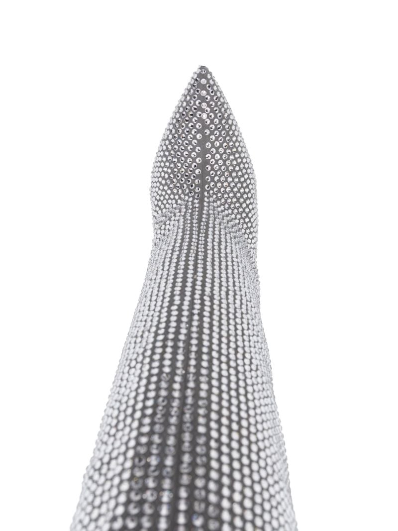Silver Holly 105 Crystal Knee-high Boots
