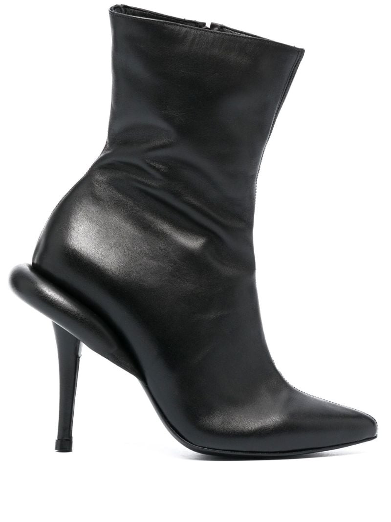 Black Closer 110 Leather Ankle Boots