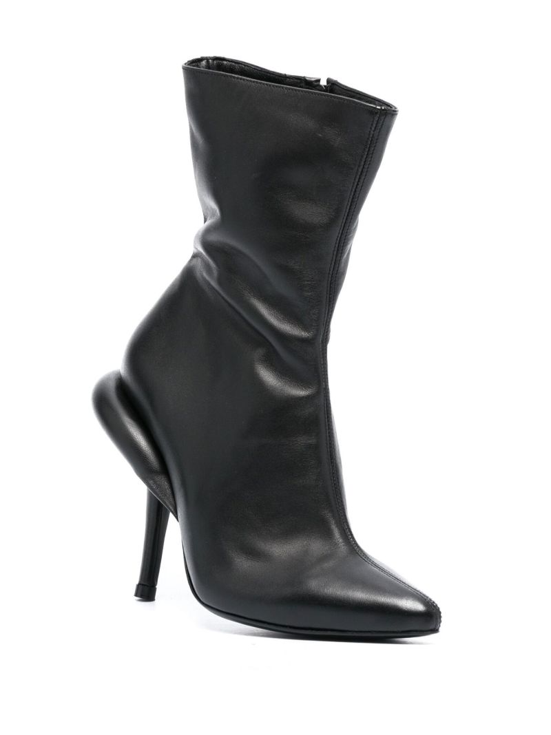 Black Closer 110 Leather Ankle Boots