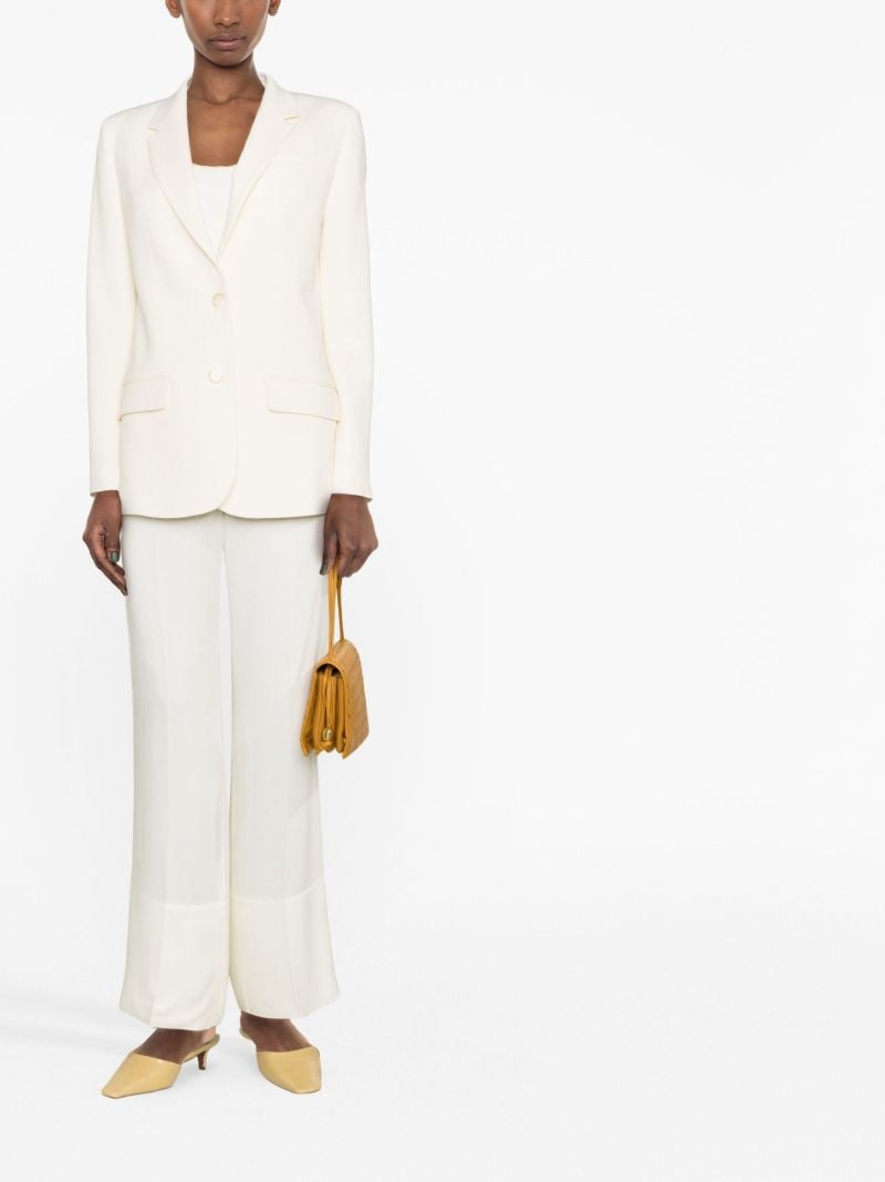 White Single-breasted Blazer