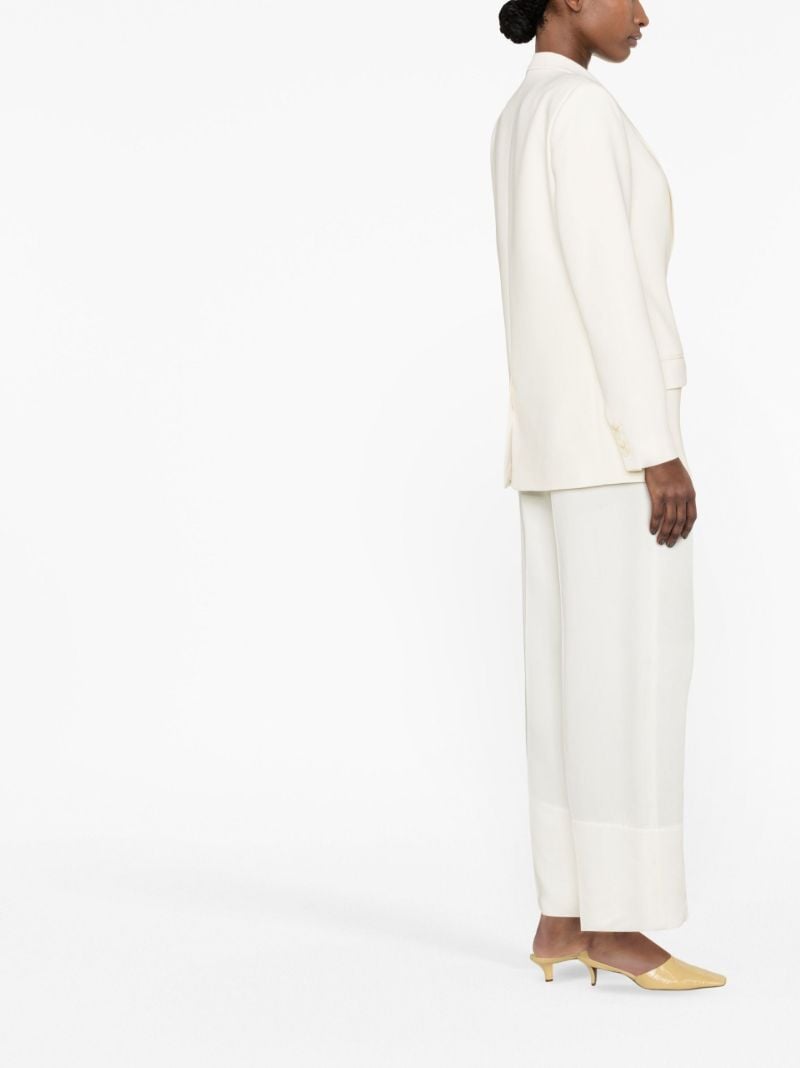 White Single-breasted Blazer