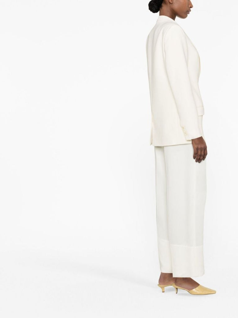 White Single-breasted Blazer
