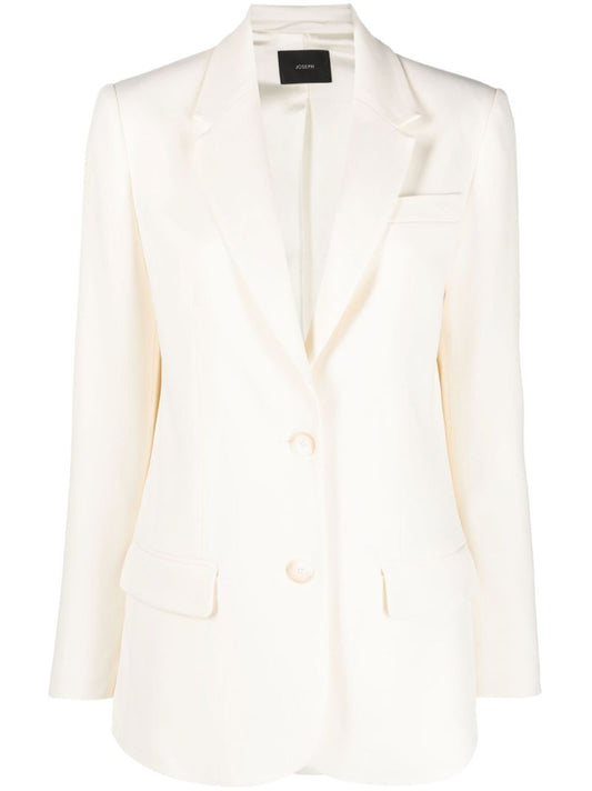 White Single-breasted Blazer
