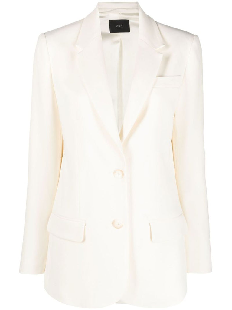 White Single-breasted Blazer