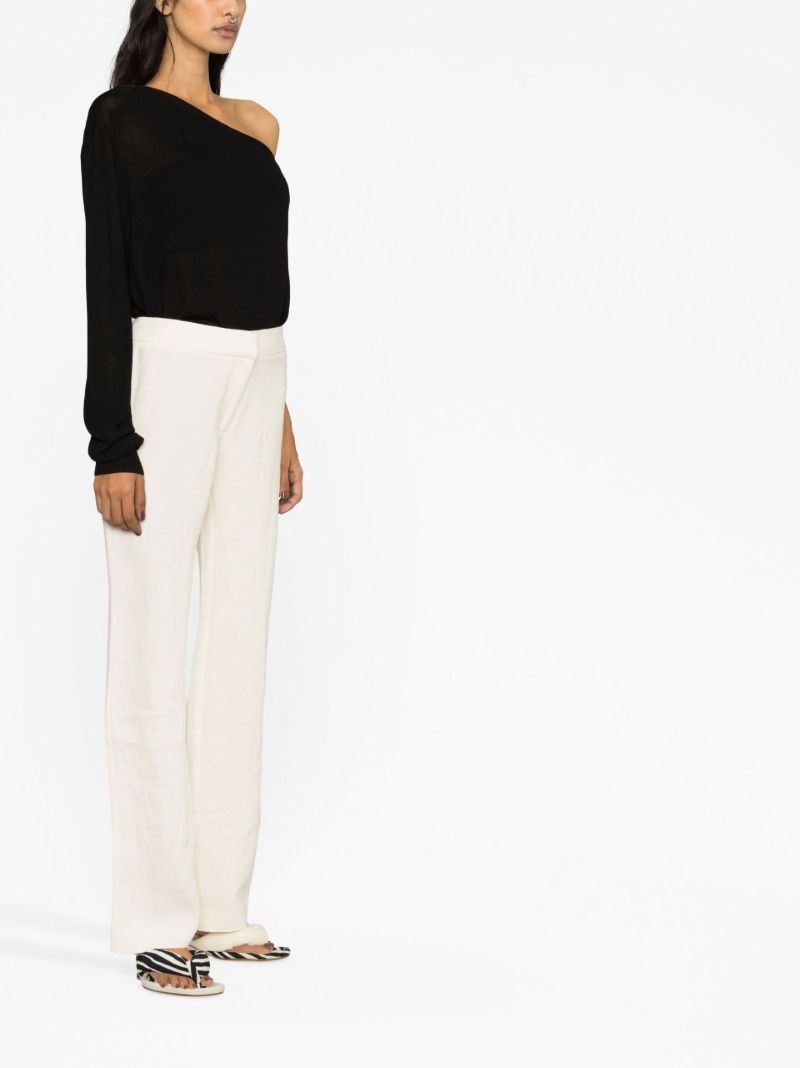 Black Bianca One-shoulder Top