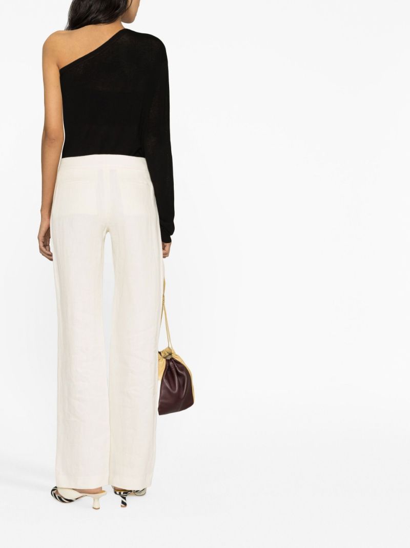Black Bianca One-shoulder Top
