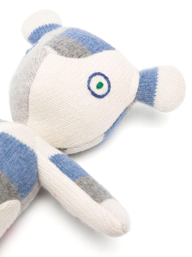 Blue Patchwork Teddy Bear