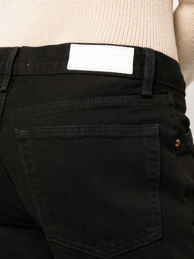 Black Ã¢â_x0082_¬Ë_x009c_70s Mid-rise Flared Jeans