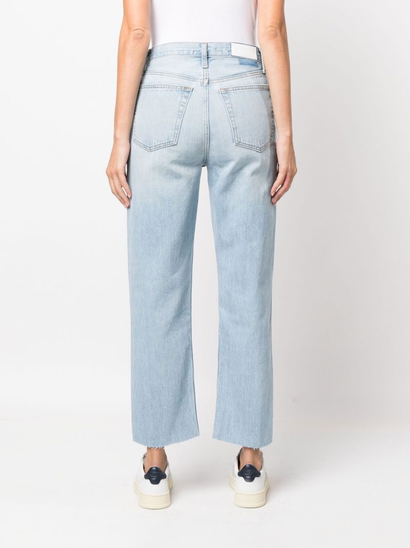 Blue Ã¢â_x0082_¬Ë_x009c_70s Stove Pipe Cropped Jeans