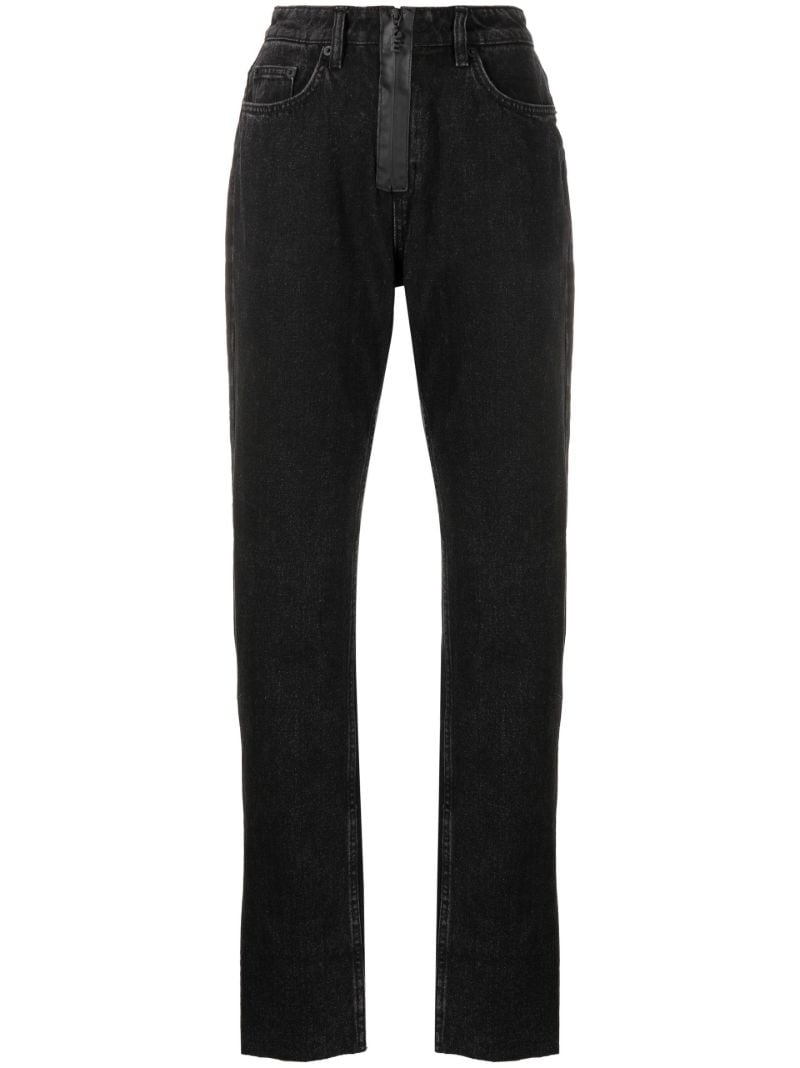 X P.e Nation Black Melrose Straight-leg Jeans
