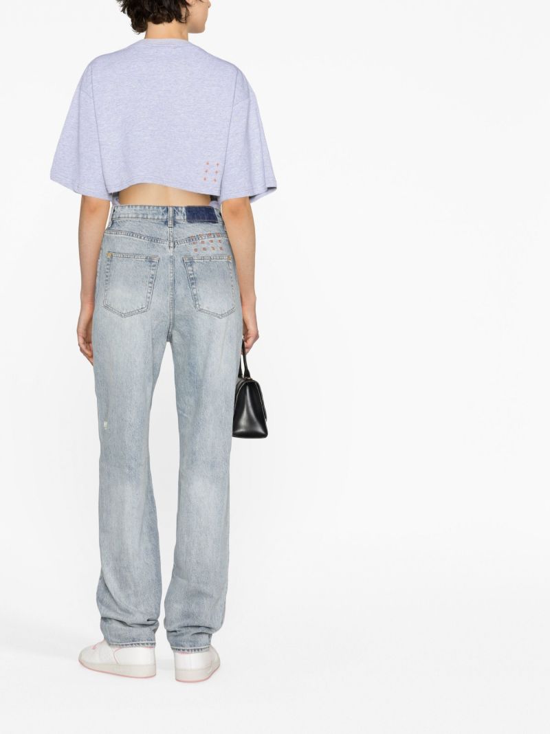 X P.e Nation Blue Playback Straight-leg Jeans