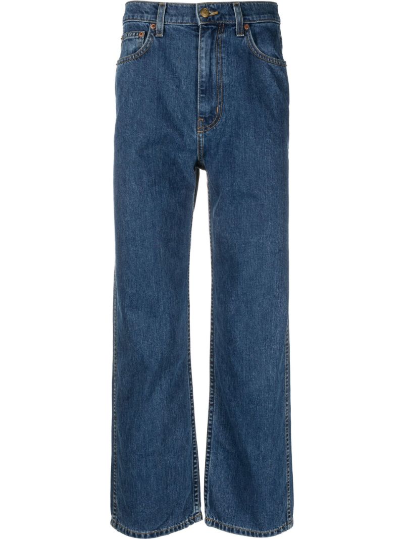 Blue Plein Straight-leg Jeans