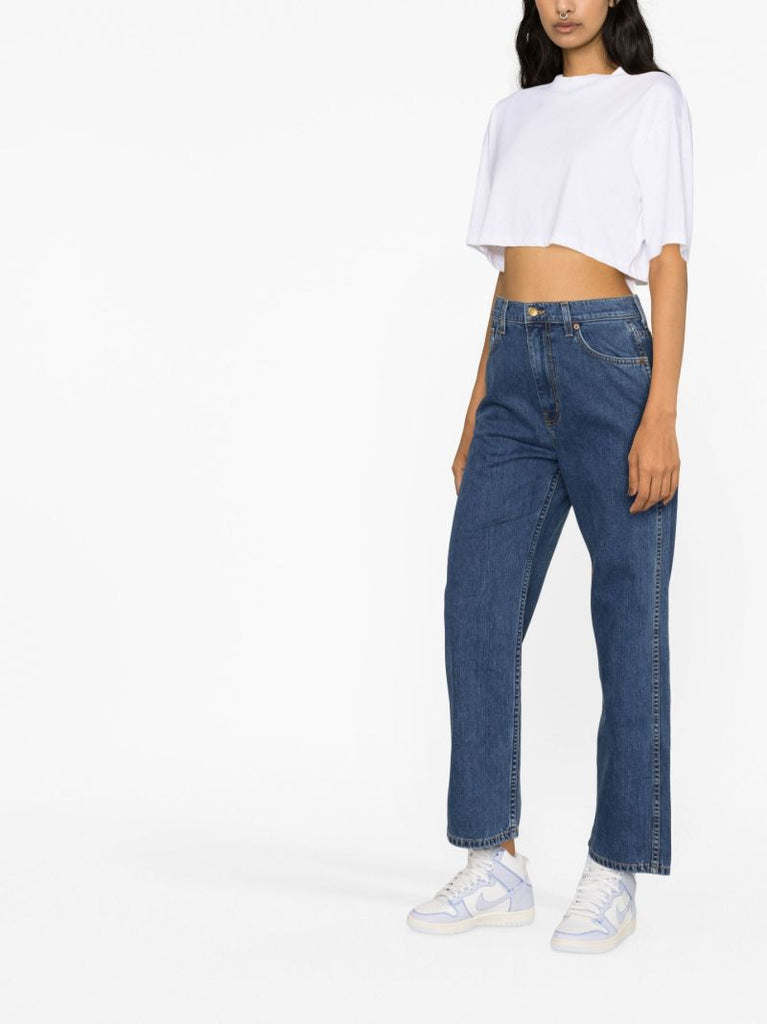 Blue Plein Straight-leg Jeans