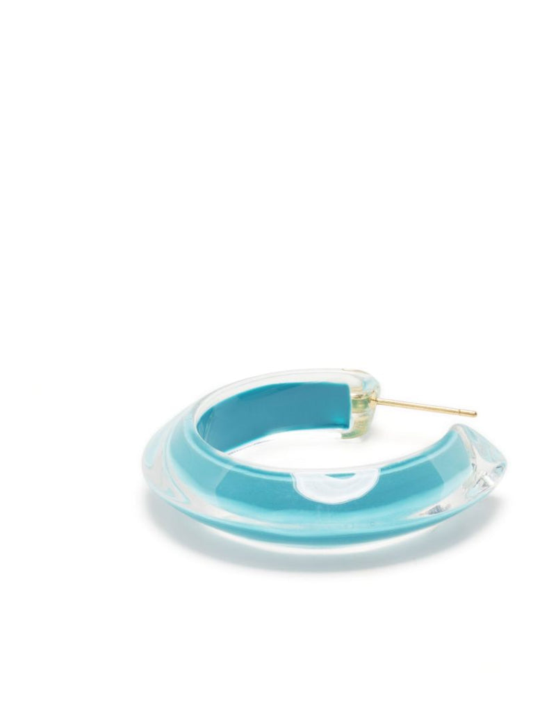 14k Yellow Gold Small Jelly Hoop Earrings