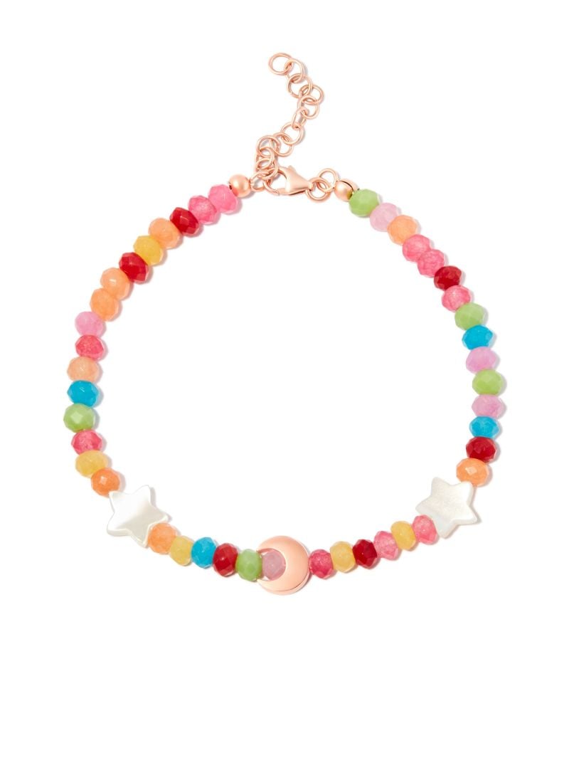 14kt Rose Gold Pearl Beaded Bracelet