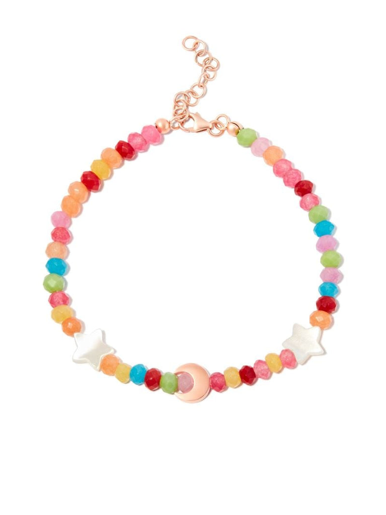 14kt Rose Gold Pearl Beaded Bracelet