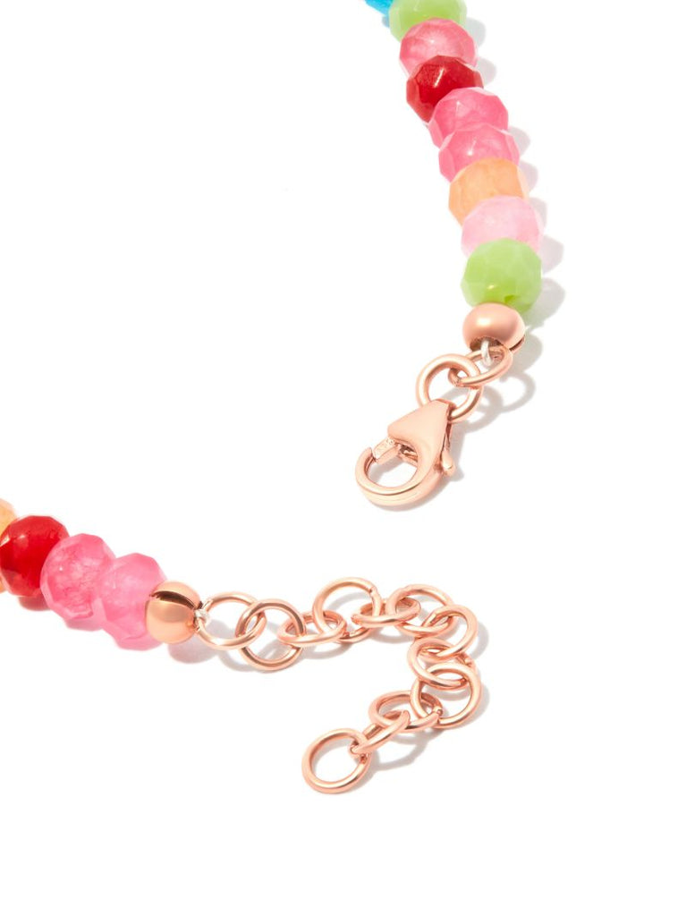 14kt Rose Gold Pearl Beaded Bracelet