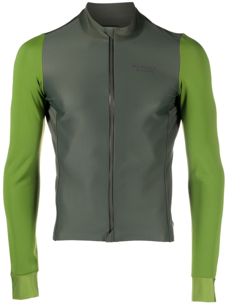 Green Mechanism Thermal Cycling Jersey Top