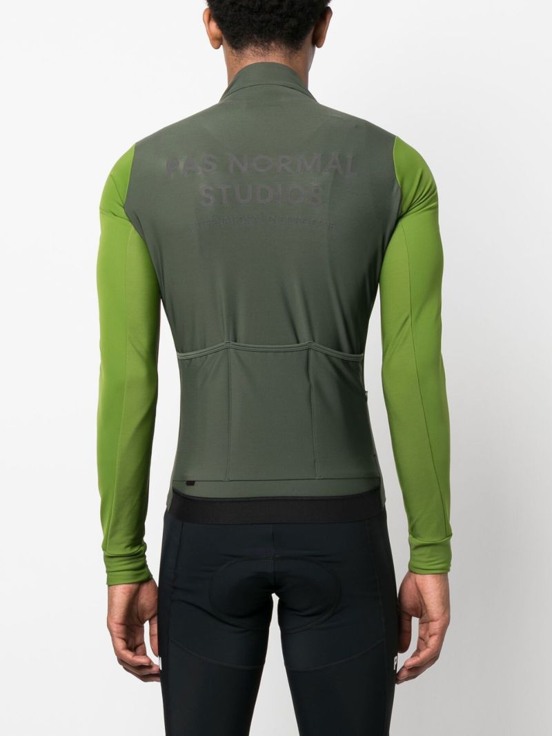 Green Mechanism Thermal Cycling Jersey Top