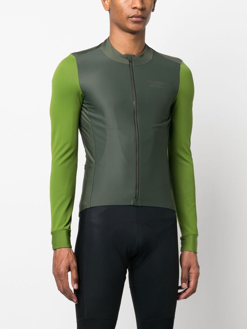 Green Mechanism Thermal Cycling Jersey Top