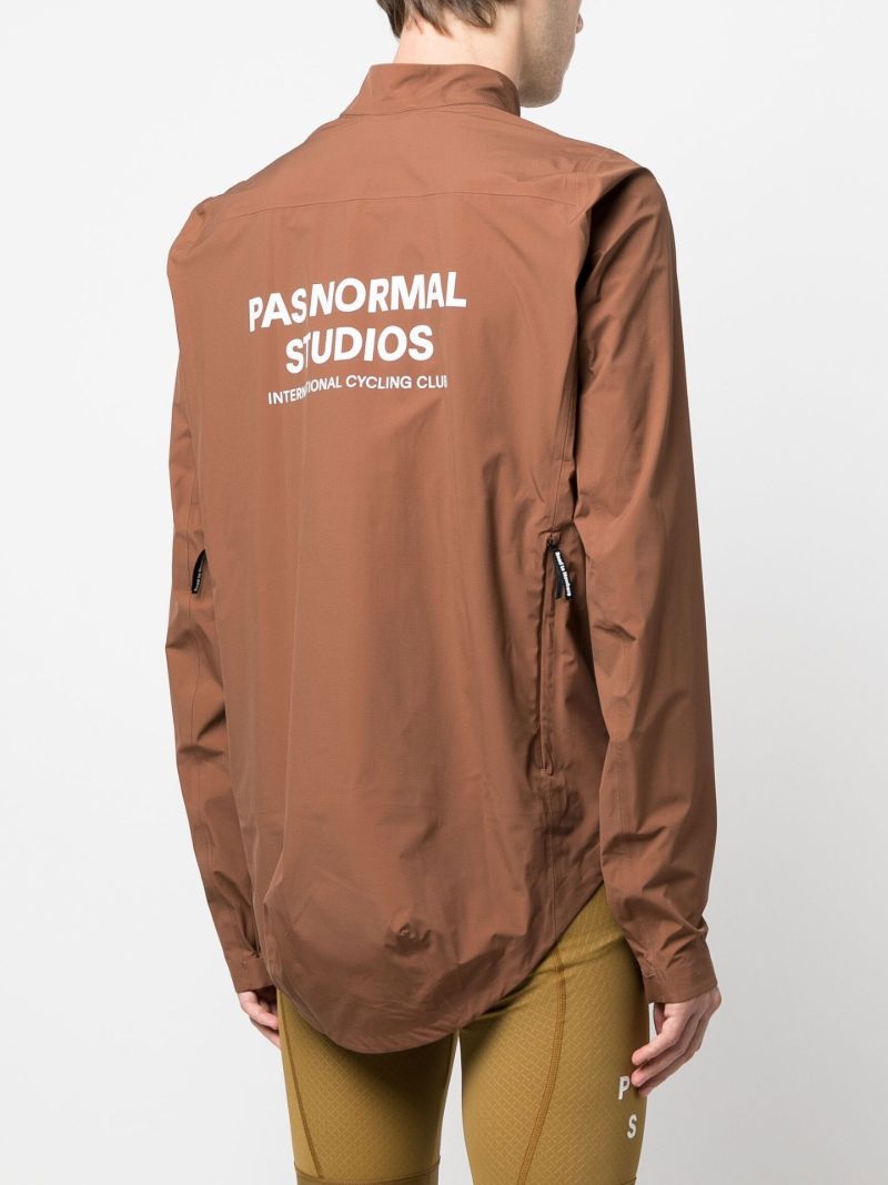 Brown Essential Shield Cycling Jacket