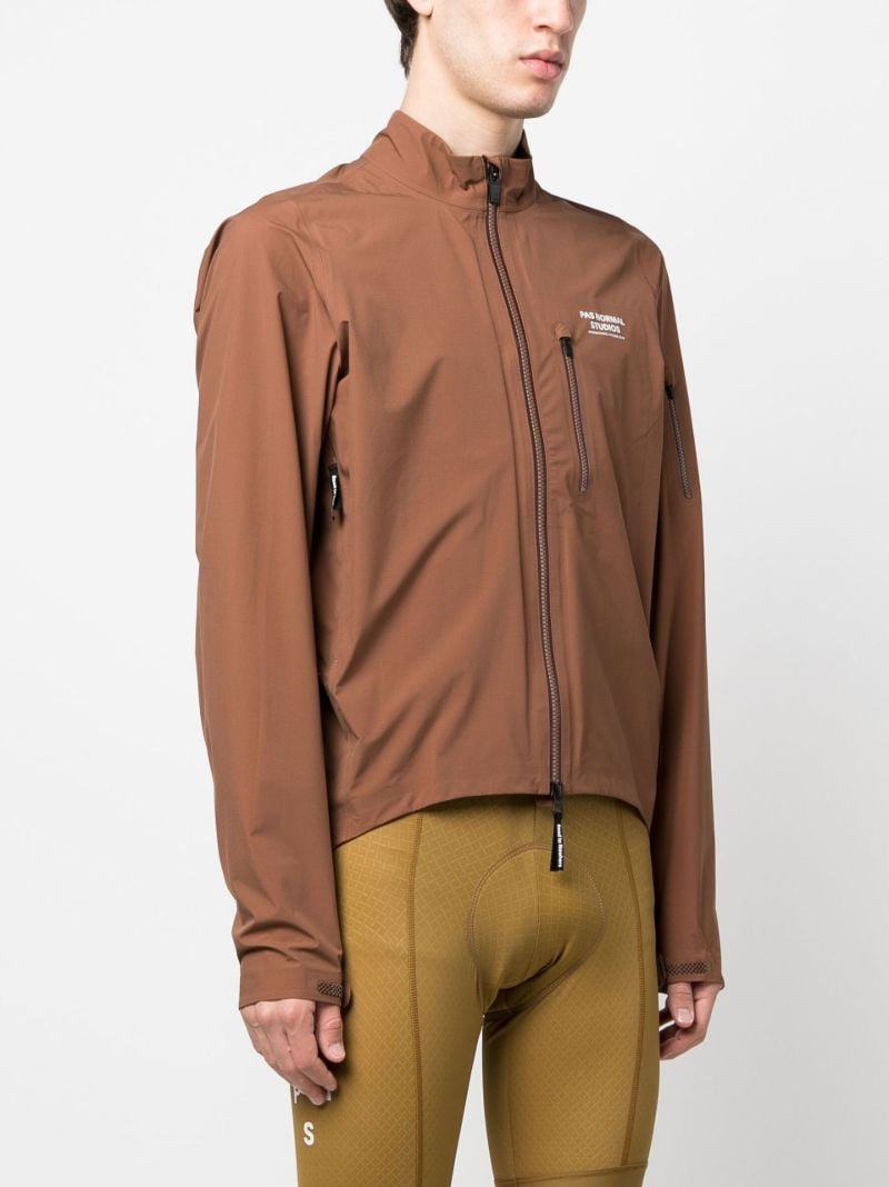 Brown Essential Shield Cycling Jacket
