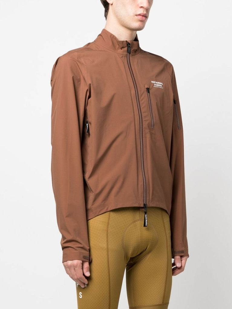 Brown Essential Shield Cycling Jacket
