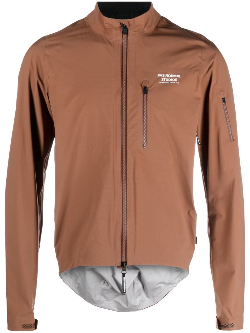 Brown Essential Shield Cycling Jacket