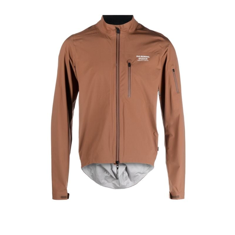 Brown Essential Shield Cycling Jacket