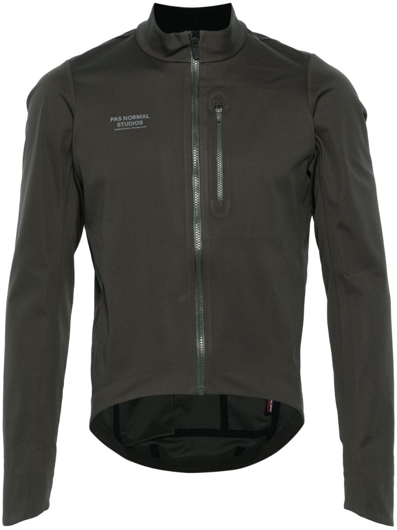 Black Logo Stamp Polartec Power ShieldÃ_x0082_Â® Pro Performance Jacket
