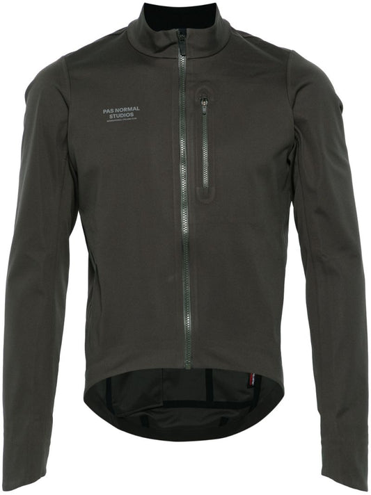 Black Logo Stamp Polartec Power ShieldÃ_x0082_Â® Pro Performance Jacket