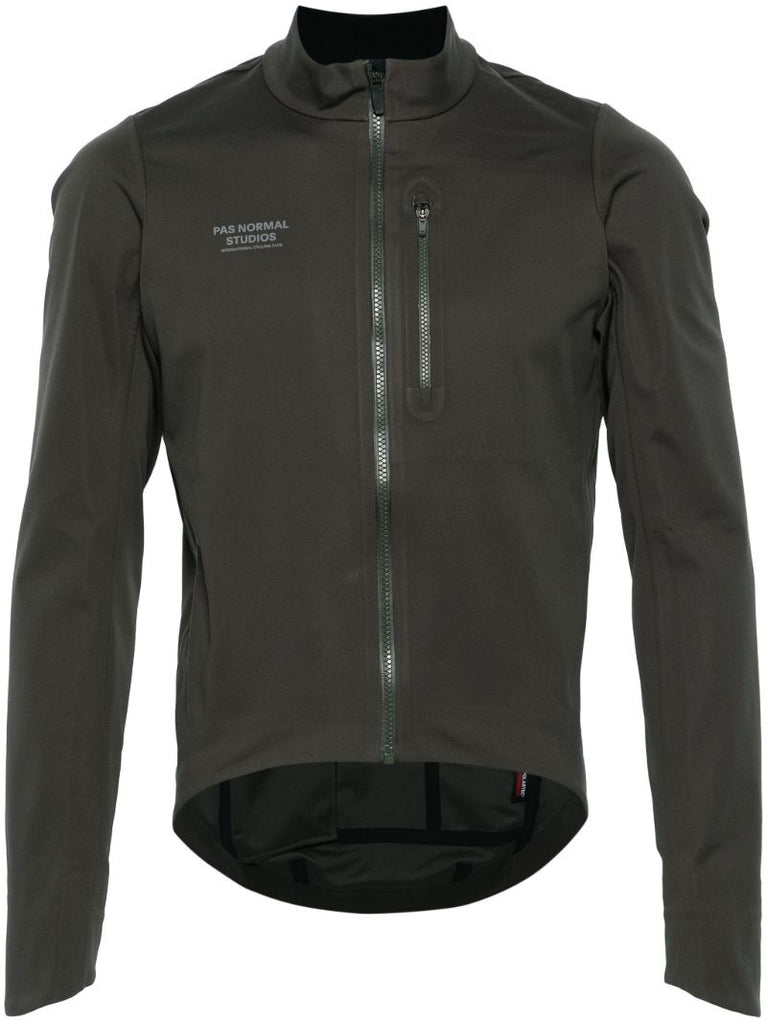 Black Logo Stamp Polartec Power ShieldÃ_x0082_Â® Pro Performance Jacket