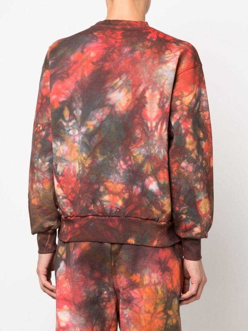 Orange No Problemo Tie-dye Sweatshirt