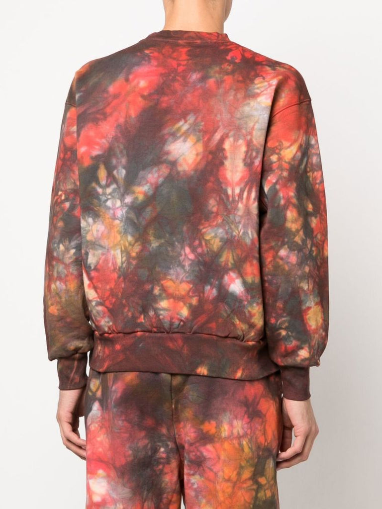 Orange No Problemo Tie-dye Sweatshirt