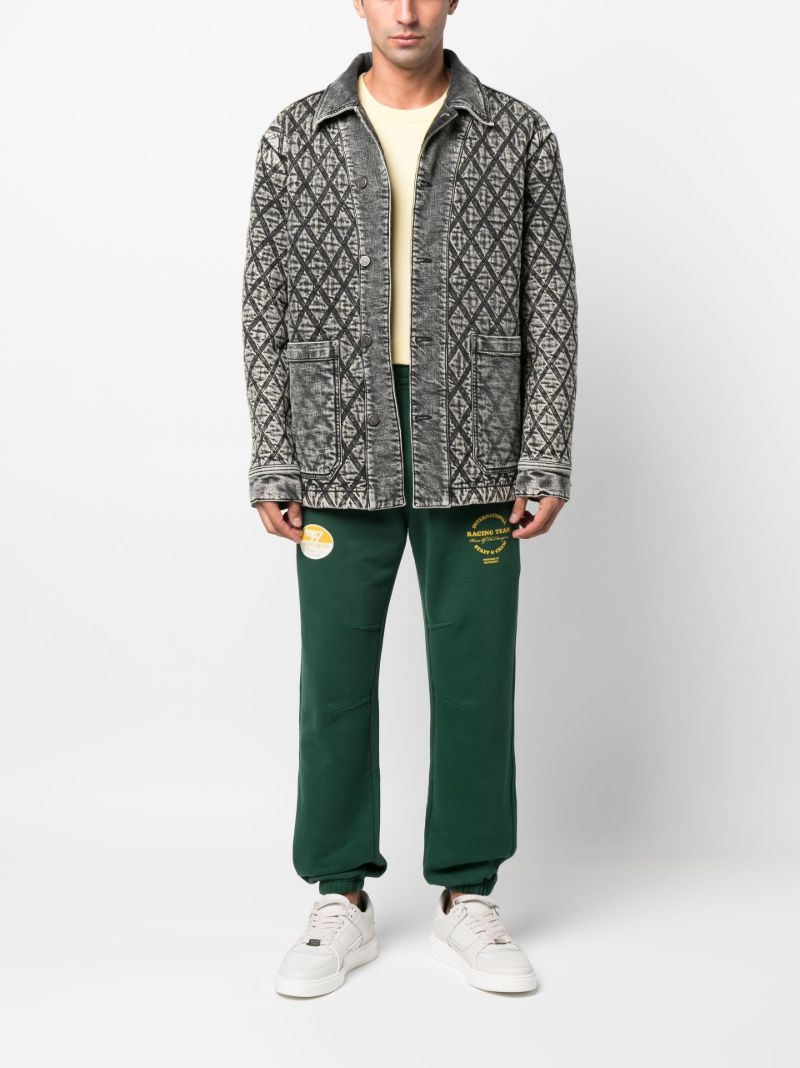 Green Racing Team Track Pants