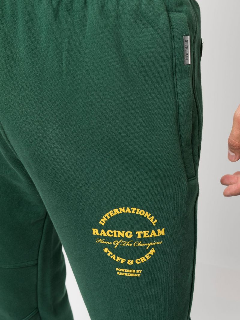 Green Racing Team Track Pants