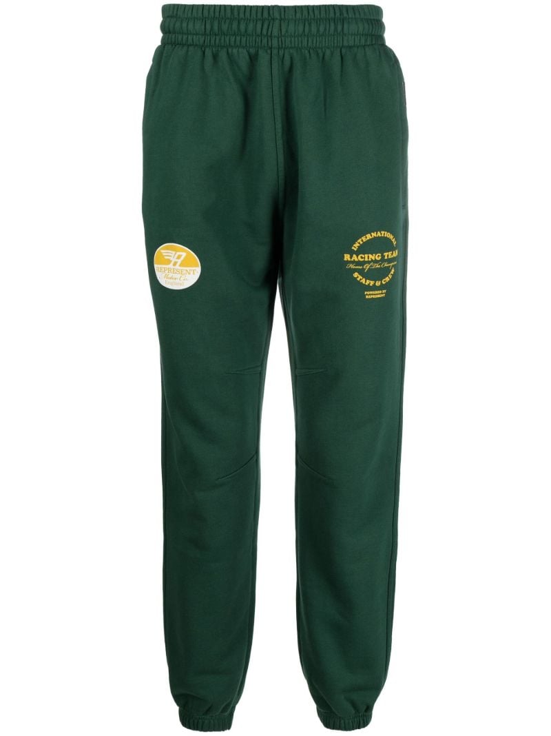 Green Racing Team Track Pants