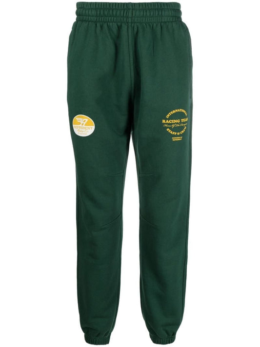 Green Racing Team Track Pants