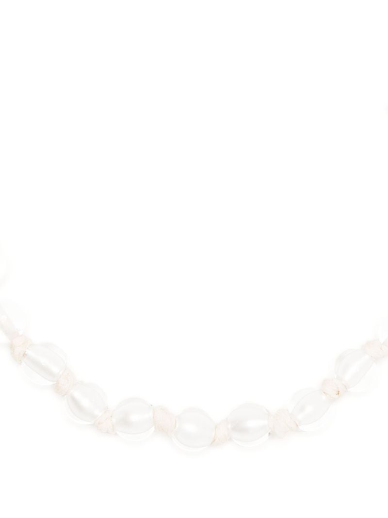 Transparent Beaded Necklace