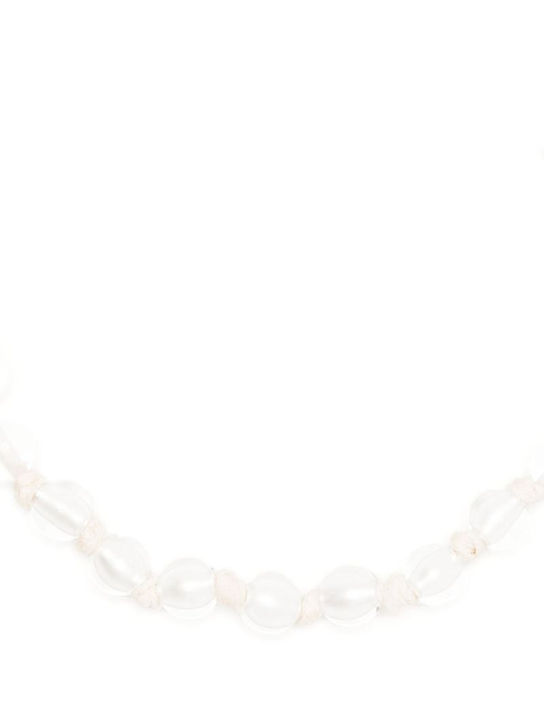Transparent Beaded Necklace