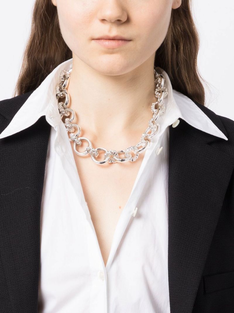 Silver-plated No.15020 Chain Necklace