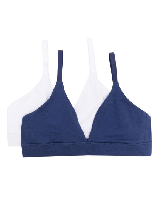 Blue Triangle Bra Set
