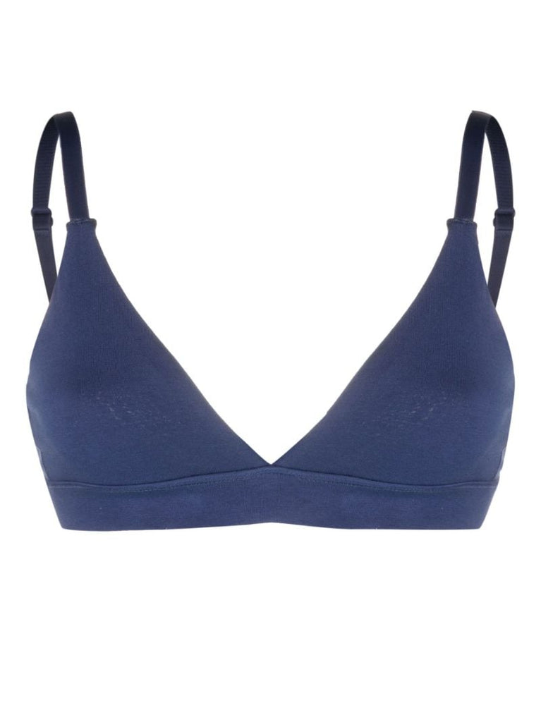 Blue Triangle Bra Set