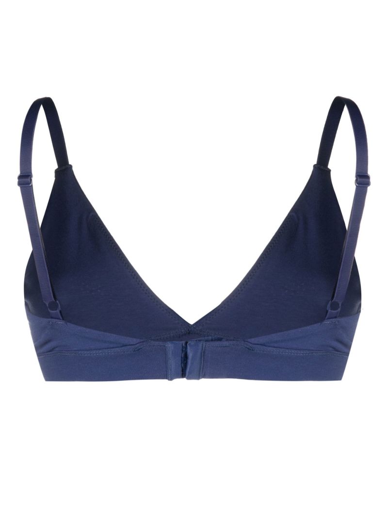 Blue Triangle Bra Set
