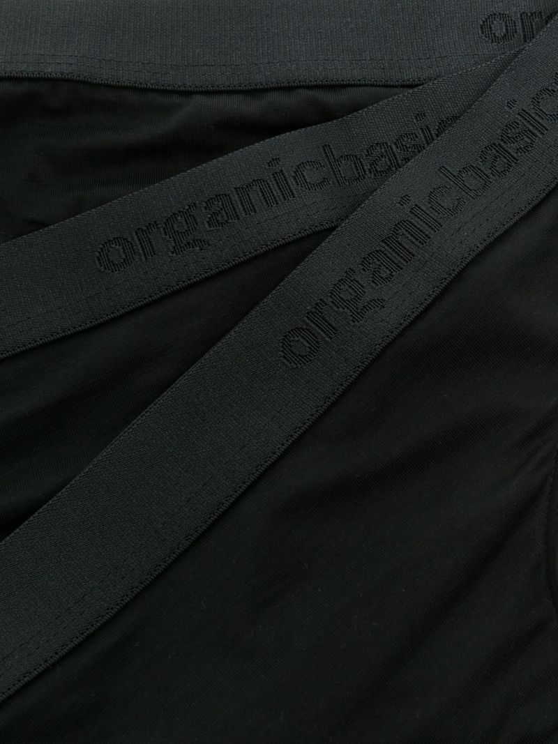 Black Lite Tanga Briefs Set