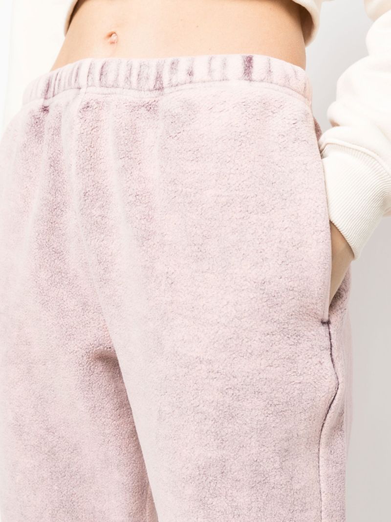 Pink Acid Wash Track Pants