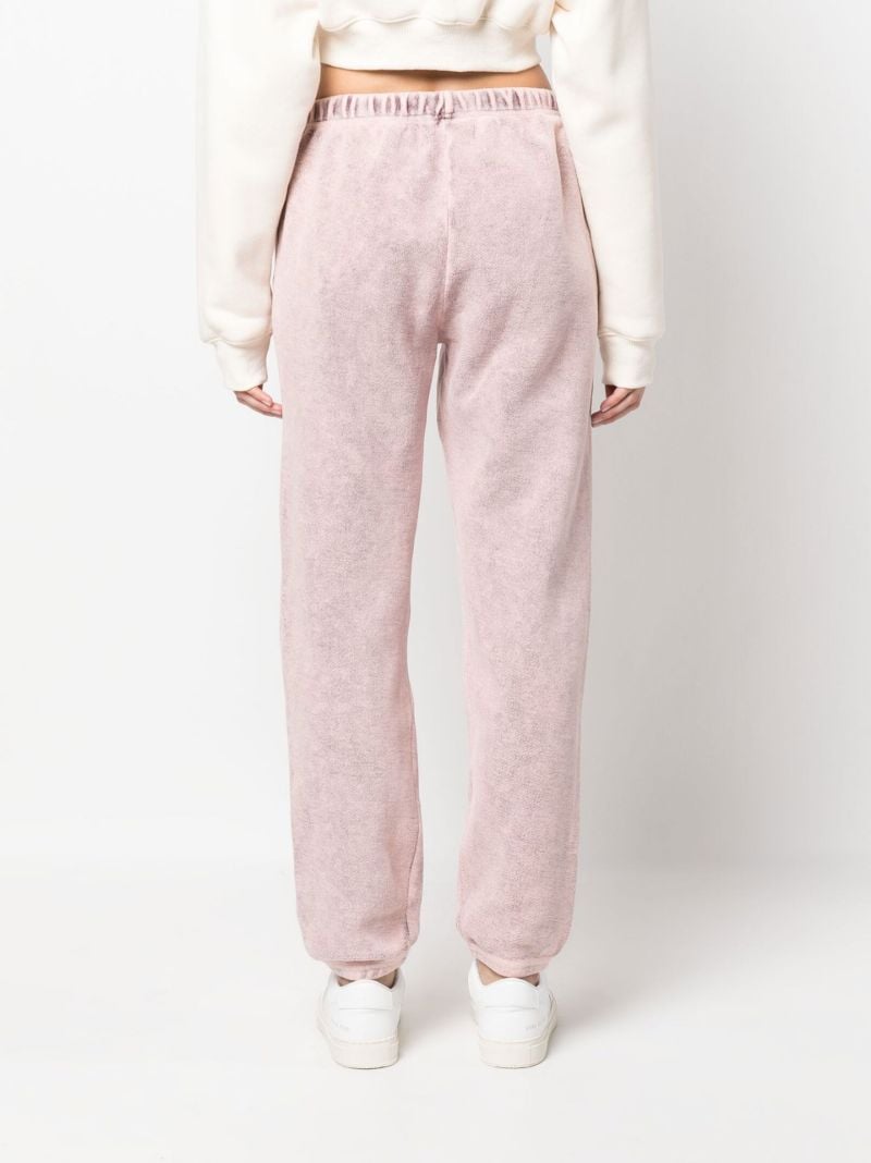 Pink Acid Wash Track Pants