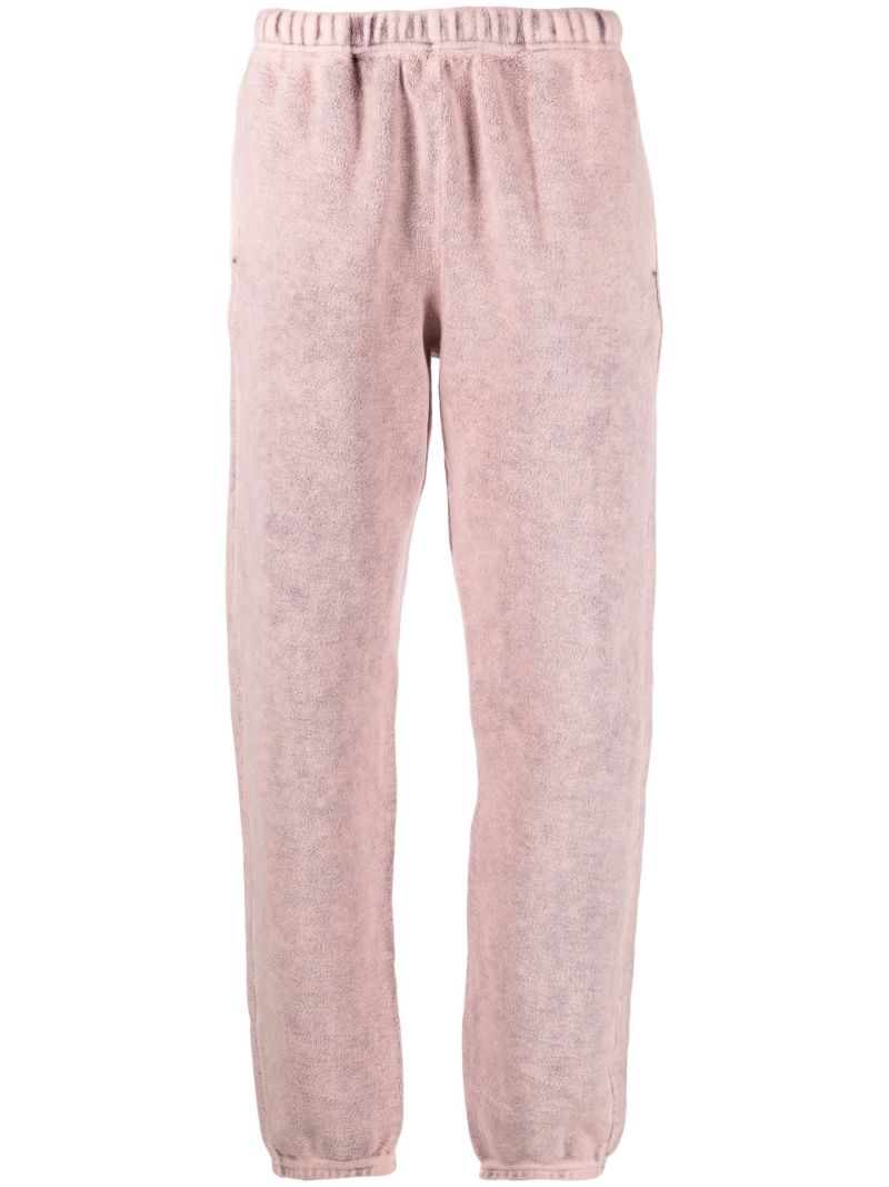 Pink Acid Wash Track Pants