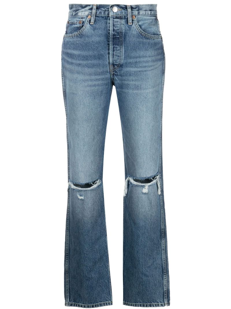 Blue Ã¢â_x0082_¬Ë_x009c_90s High Waist Straight-leg Jeans